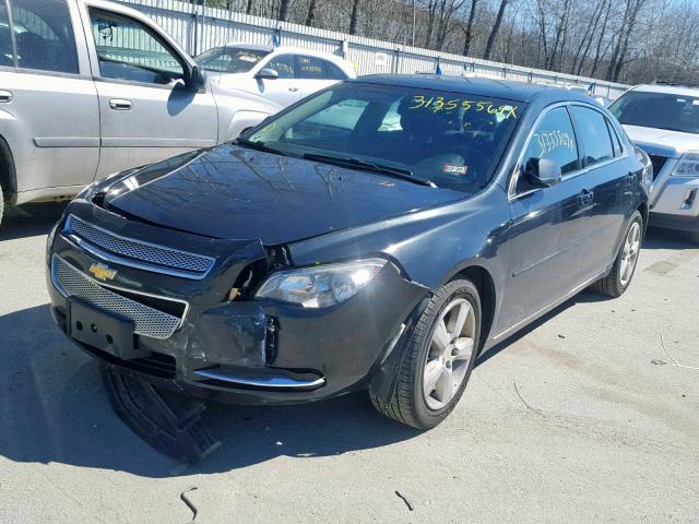 1G1ZC5E14BF155317 - 2011 CHEVROLET MALIBU 1LT შავი ფოტო 2