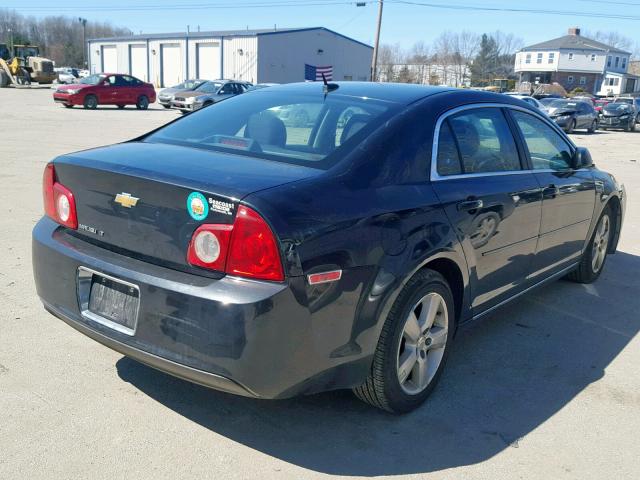1G1ZC5E14BF155317 - 2011 CHEVROLET MALIBU 1LT შავი ფოტო 4