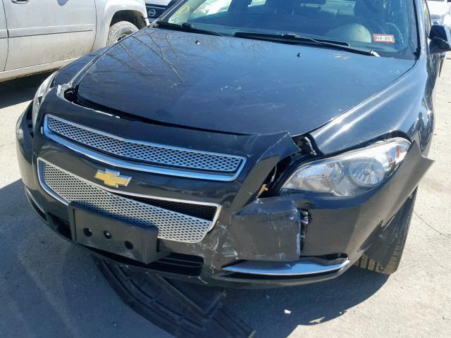 1G1ZC5E14BF155317 - 2011 CHEVROLET MALIBU 1LT შავი ფოტო 9