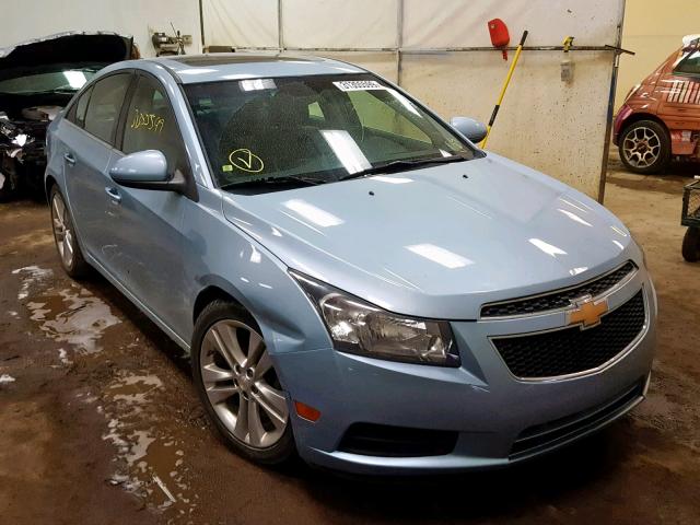 1G1PH5S9XB7186052 - 2011 CHEVROLET CRUZE LTZ BLUE photo 1