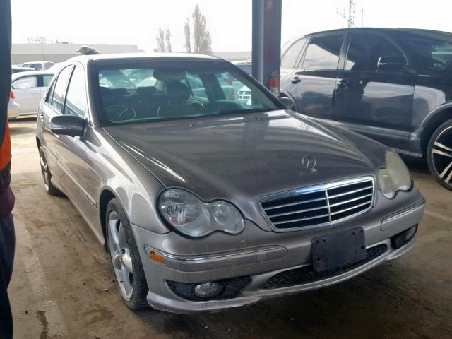 WDBRF40J75A769911 - 2005 MERCEDES-BENZ C 230K SPO BROWN photo 1