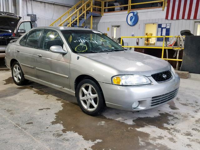 3N1BB51D71L109791 - 2001 NISSAN SENTRA SE GRAY photo 1