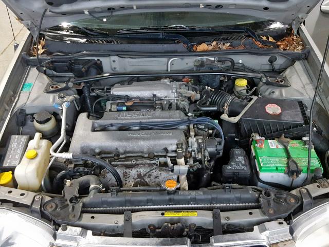 3N1BB51D71L109791 - 2001 NISSAN SENTRA SE GRAY photo 7