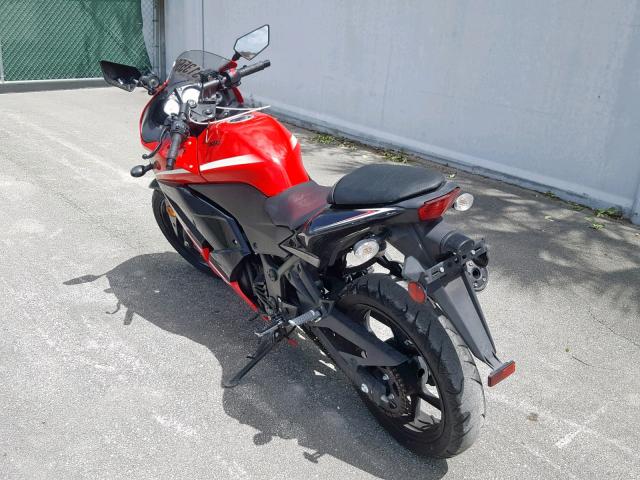 JKAEXMJ15CDAB9794 - 2012 KAWASAKI EX250 J RED photo 3