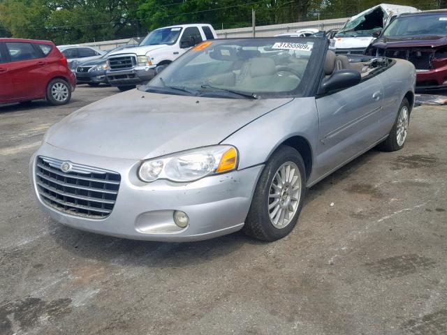 1C3EL55R76N136269 - 2006 CHRYSLER SEBRING TO SILVER photo 2