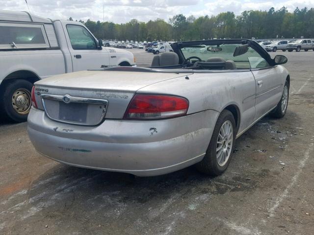 1C3EL55R76N136269 - 2006 CHRYSLER SEBRING TO SILVER photo 4