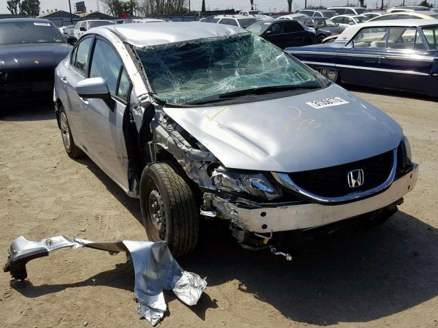 19XFB2F52FE275601 - 2015 HONDA CIVIC LX SILVER photo 1