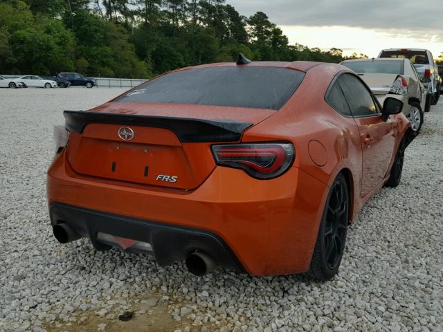 JF1ZNAA14D1720431 - 2013 TOYOTA SCION FR-S ORANGE photo 4