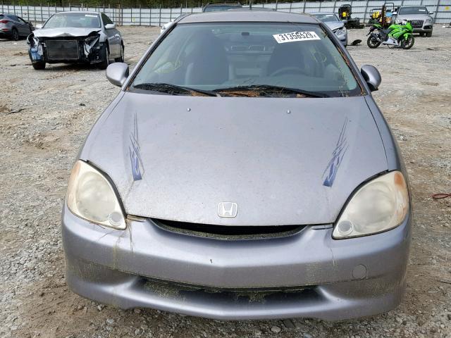 JHMZE1353YT000685 - 2000 HONDA INSIGHT GRAY photo 9