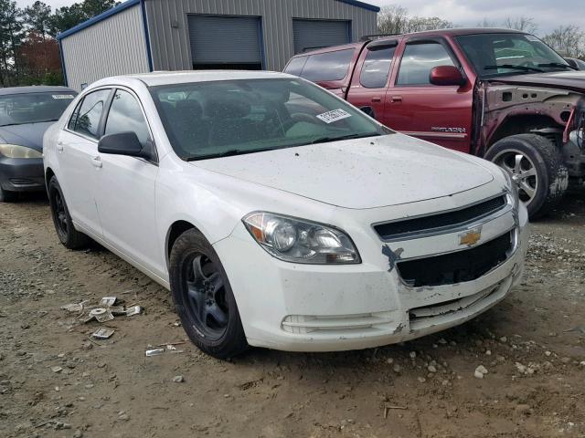 1G1ZA5EUXCF139124 - 2012 CHEVROLET MALIBU LS WHITE photo 1