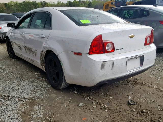 1G1ZA5EUXCF139124 - 2012 CHEVROLET MALIBU LS WHITE photo 3