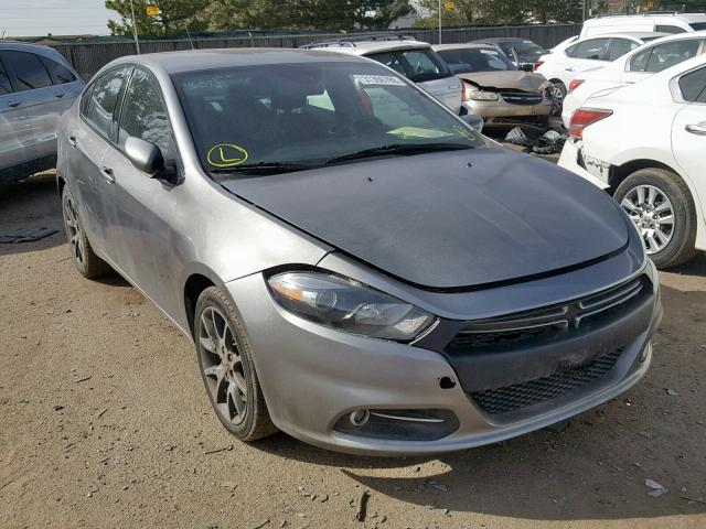 1C3CDFBA4DD269244 - 2013 DODGE DART SXT GRAY photo 1