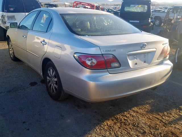 JTHBF30G530122040 - 2003 LEXUS ES 300 SILVER photo 3