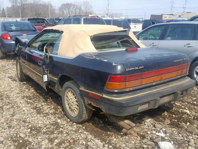 1C3EU4534SF650197 - 1995 CHRYSLER LEBARON GT BLACK photo 3