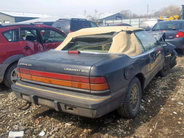 1C3EU4534SF650197 - 1995 CHRYSLER LEBARON GT BLACK photo 4