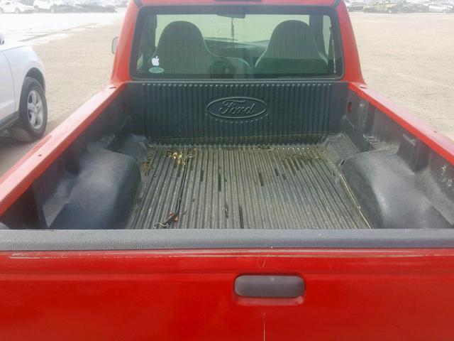 1FTYR10DX3PA91890 - 2003 FORD RANGER RED photo 6