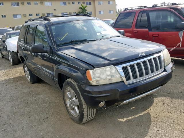 1J4GX58J74C388430 - 2004 JEEP GRAND CHER BLACK photo 1