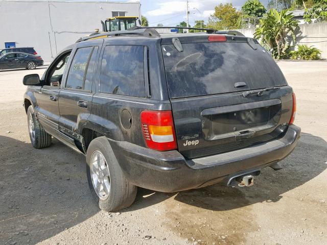 1J4GX58J74C388430 - 2004 JEEP GRAND CHER BLACK photo 3