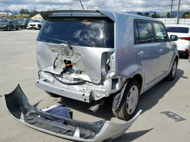 JTLKE50E581020340 - 2008 TOYOTA SCION XB 银色 照片 4