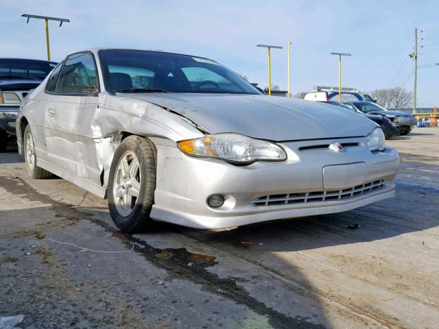 2G1WX12K039407216 - 2003 CHEVROLET MONTE CARL SILVER photo 1