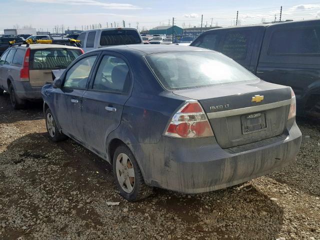 3G1TC5DG2BL150179 - 2011 CHEVROLET AVEO LT GRAY photo 3