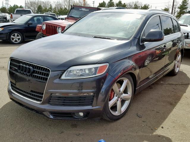 WA1EV74L67D067753 - 2007 AUDI Q7 4.2 QUA GRAY photo 2