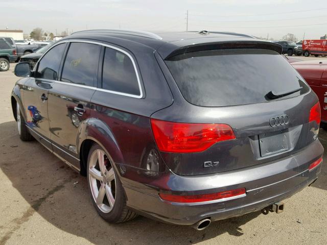 WA1EV74L67D067753 - 2007 AUDI Q7 4.2 QUA GRAY photo 3