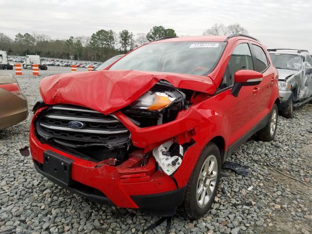 MAJ3S2GE8KC281962 - 2019 FORD ECOSPORT SE  photo 2