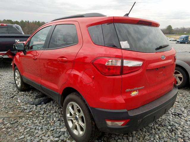 MAJ3S2GE8KC281962 - 2019 FORD ECOSPORT SE  photo 3