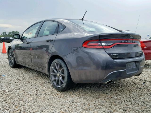 1C3CDFBB1FD362668 - 2015 DODGE DART SXT GRAY photo 3