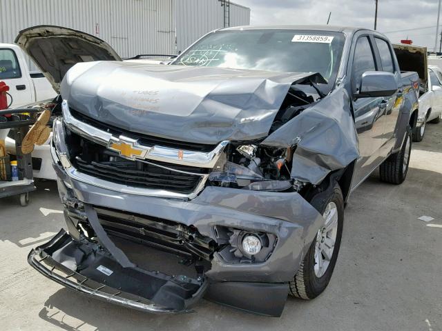 1GCGSCEN7K1130756 - 2019 CHEVROLET COLORADO L GRAY photo 2