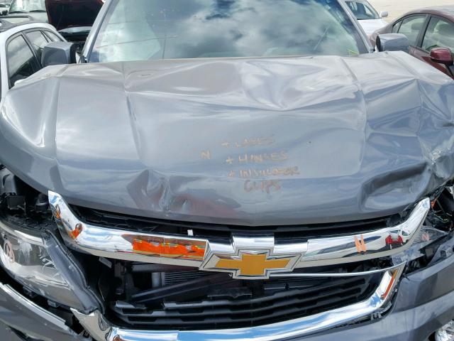 1GCGSCEN7K1130756 - 2019 CHEVROLET COLORADO L GRAY photo 7