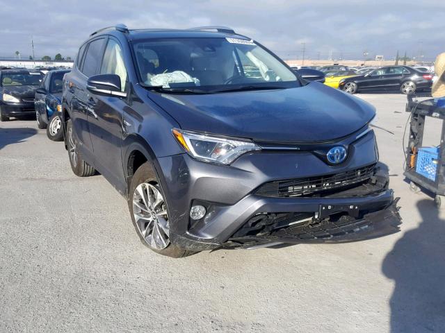 JTMRJREV9JD231504 - 2018 TOYOTA RAV4 HV LE GRAY photo 1