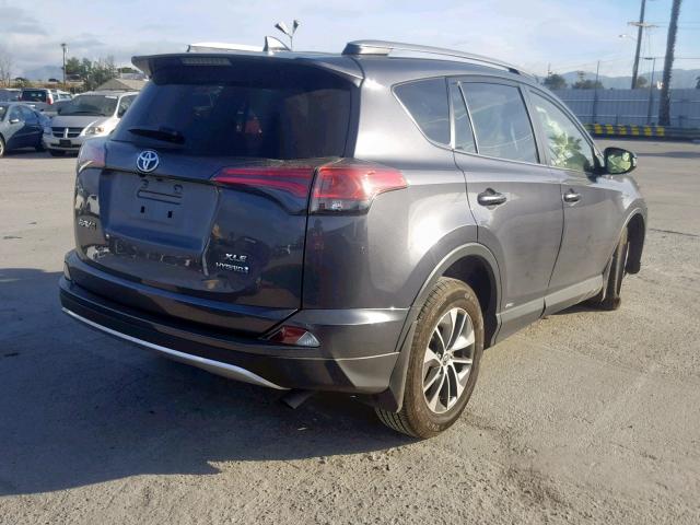 JTMRJREV9JD231504 - 2018 TOYOTA RAV4 HV LE GRAY photo 4