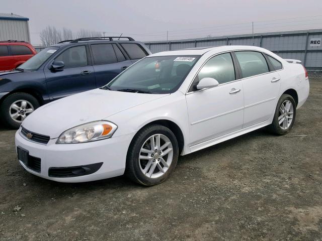 2G1WC5EM4A1241245 - 2010 CHEVROLET IMPALA LTZ WHITE photo 2