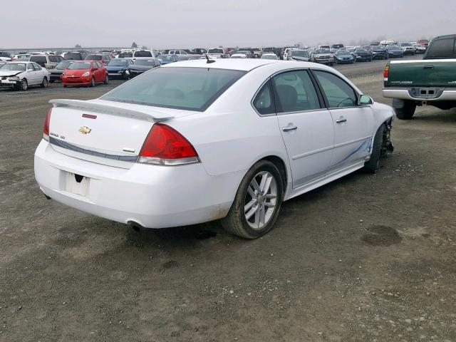 2G1WC5EM4A1241245 - 2010 CHEVROLET IMPALA LTZ WHITE photo 4