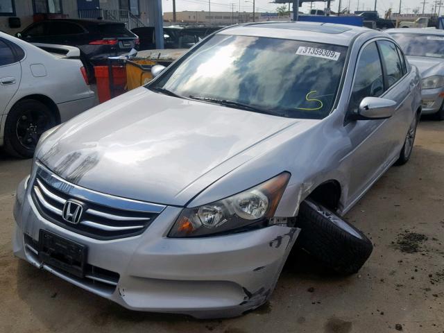 1HGCP2F82CA059407 - 2012 HONDA ACCORD EXL SILVER photo 2