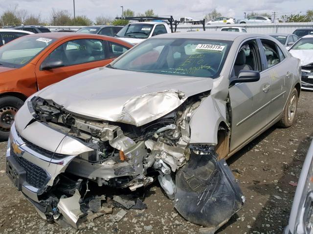 1G11B5SL0FF149302 - 2015 CHEVROLET MALIBU LS BROWN photo 2