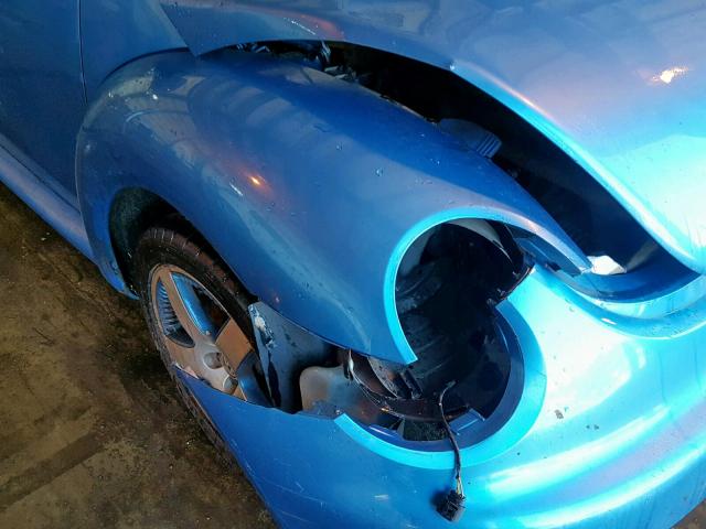 3VWGK31C44M420461 - 2004 VOLKSWAGEN NEW BEETLE ლურჯი ფოტო 9