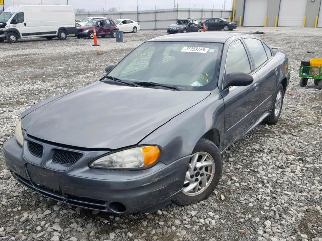 1G2NF52EX4M666117 - 2004 PONTIAC GRAND AM S GRAY photo 2