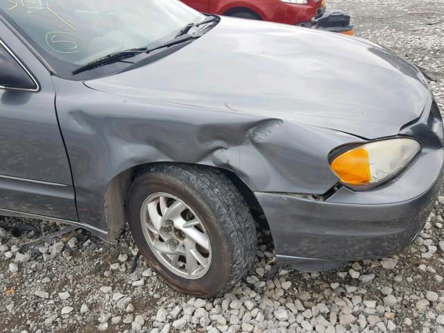 1G2NF52EX4M666117 - 2004 PONTIAC GRAND AM S GRAY photo 9