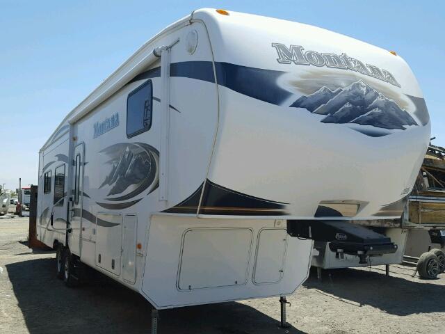 4YDF36620B4701093 - 2011 KEYSTONE MONTANA WHITE photo 1