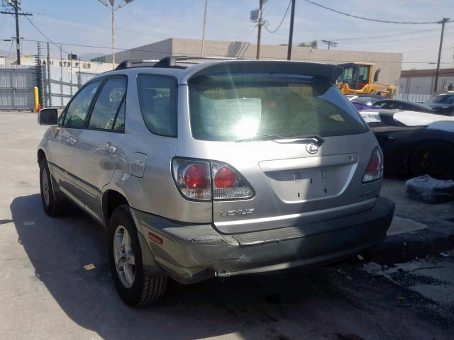 JTJHF10U410178289 - 2001 LEXUS RX 300 SILVER photo 3