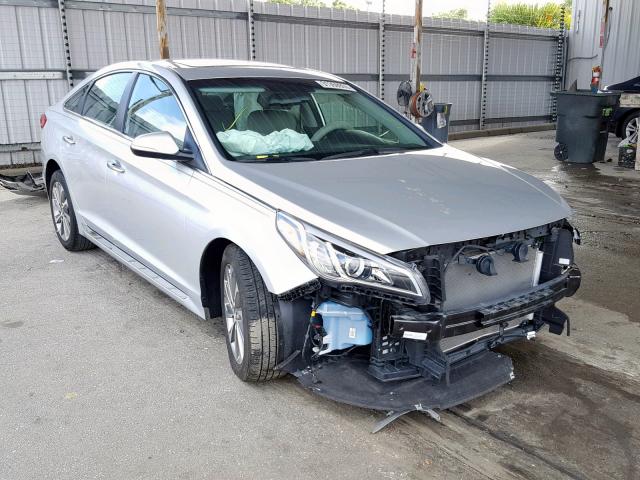 5NPE34AF3GH397014 - 2016 HYUNDAI SONATA SPO SILVER photo 1