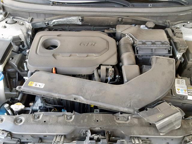 5NPE34AF3GH397014 - 2016 HYUNDAI SONATA SPO SILVER photo 7