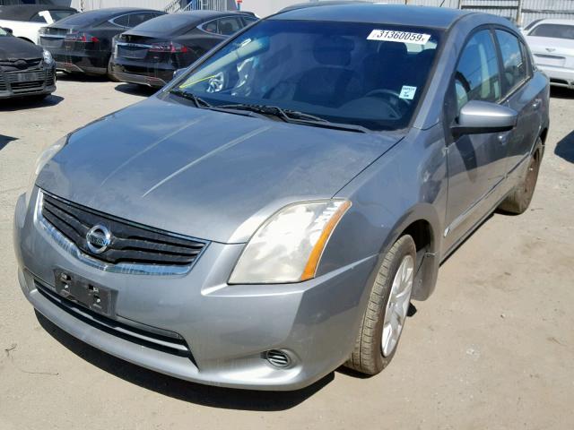 3N1AB6AP0CL766043 - 2012 NISSAN SENTRA 2.0 GRAY photo 2