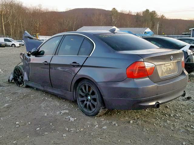 WBAVD53528A285950 - 2008 BMW 335 XI GRAY photo 3