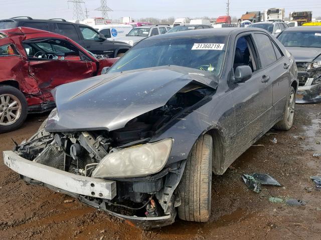 JTHBD182710027866 - 2001 LEXUS IS 300 GRAY photo 2