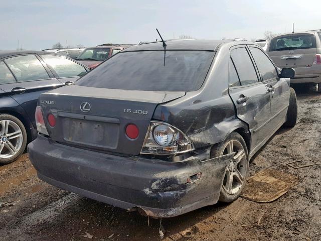 JTHBD182710027866 - 2001 LEXUS IS 300 GRAY photo 4