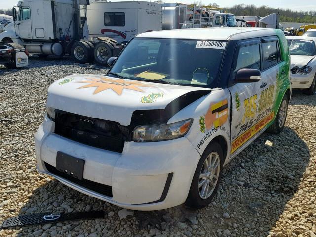 JTLKE50E091062688 - 2009 TOYOTA SCION XB BURGUNDY photo 2